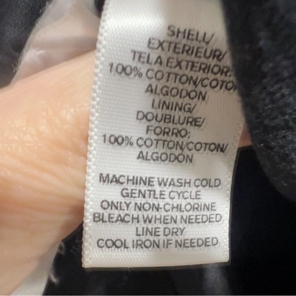 LOFT Black Boho Romper Sleeveless Crochet Pom Pom With Pockets - Picture 7 of 8